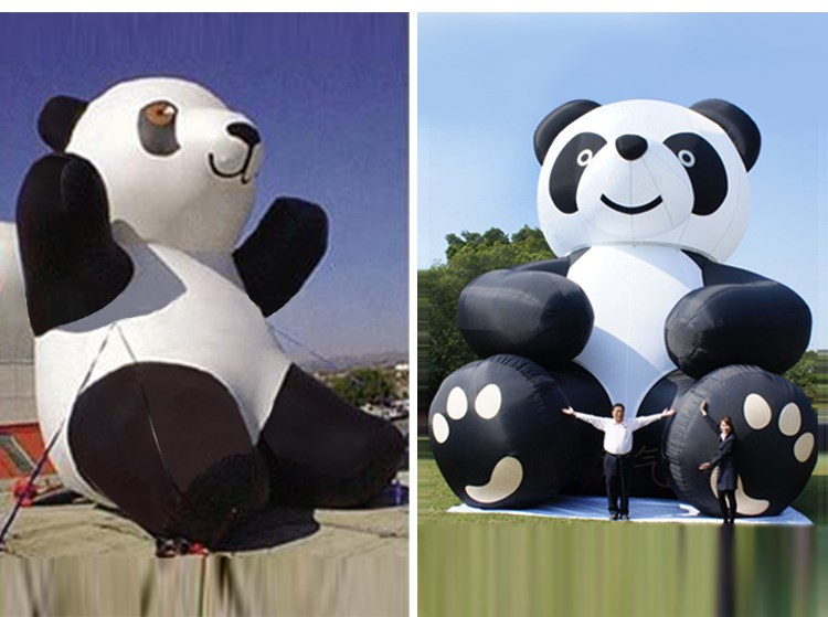 文昌充气熊猫展示